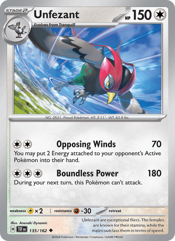 Unfezant (SV05: Temporal Forces)