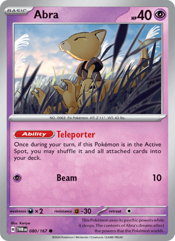 Abra (SV06: Twilight Masquerade)