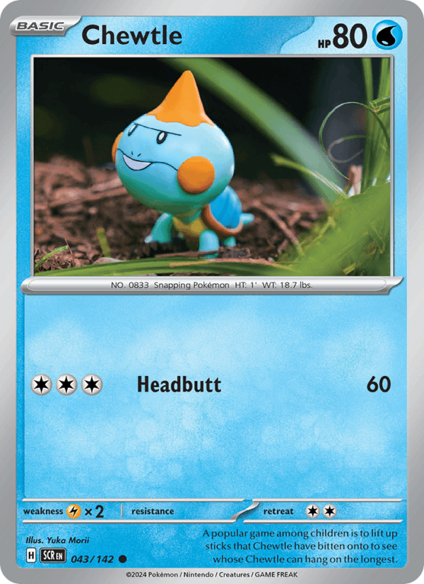 Chewtle (SV07: Stellar Crown)