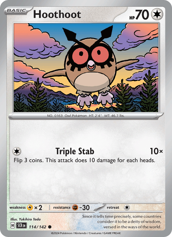 Hoothoot (SV07: Stellar Crown)