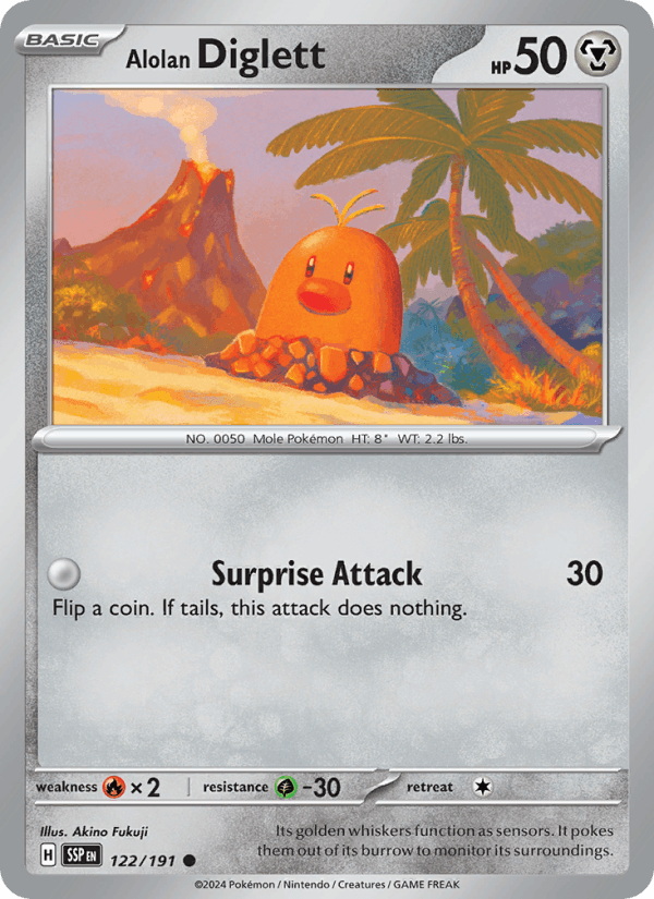 Alolan Diglett (SV08: Surging Sparks)