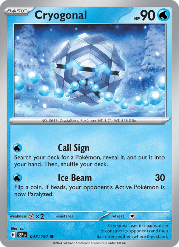 Cryogonal (SV08: Surging Sparks)