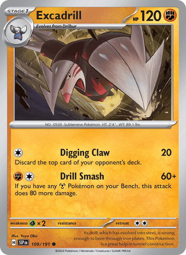 Excadrill (SV08: Surging Sparks)