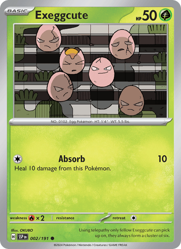 Exeggcute - 002/191 (SV08: Surging Sparks)