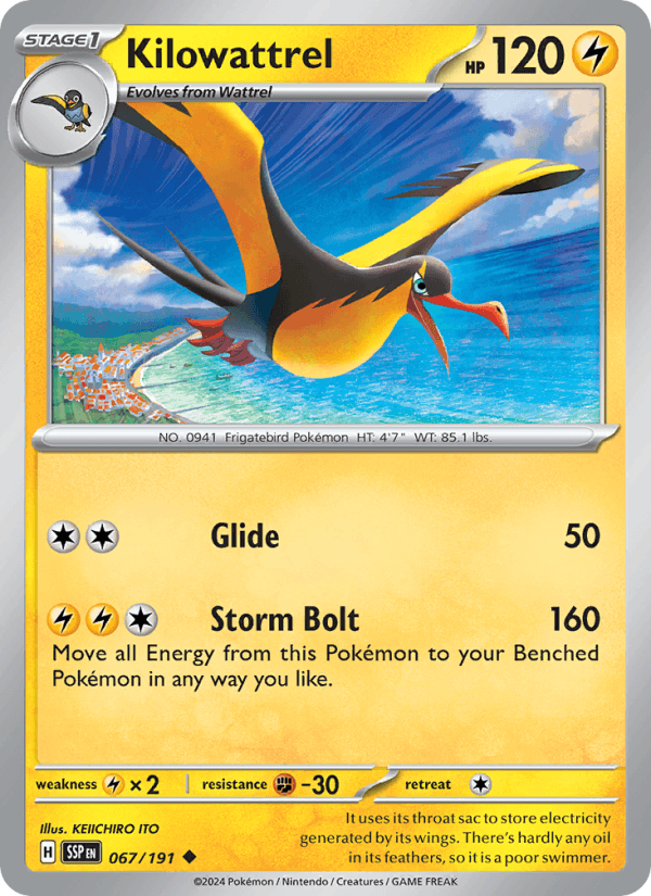 Kilowattrel (SV08: Surging Sparks)