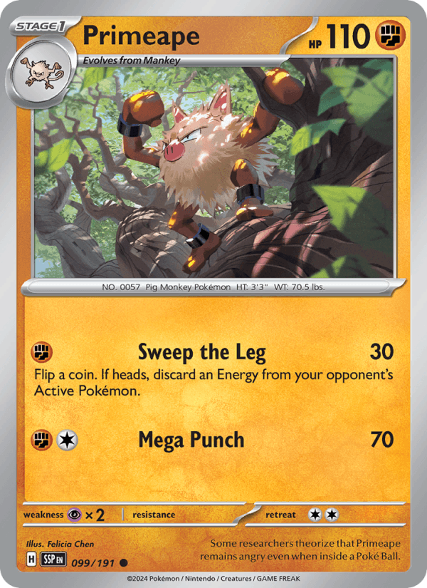 Primeape (SV08: Surging Sparks)