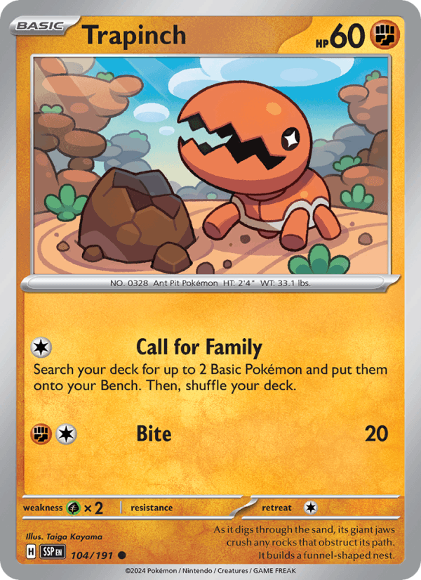 Trapinch (SV08: Surging Sparks)