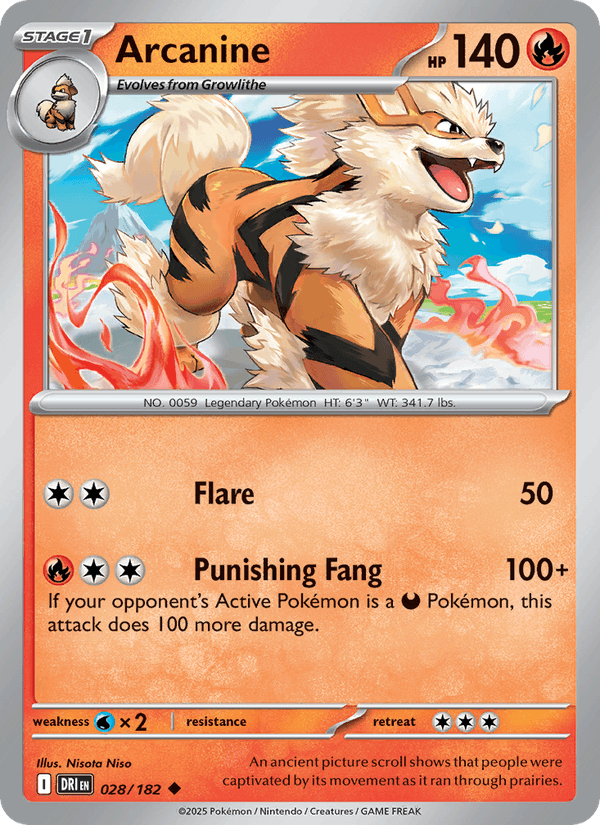 Arcanine (SV10: Destined Rivals)