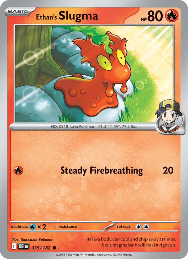 Ethan's Slugma (SV10: Destined Rivals)