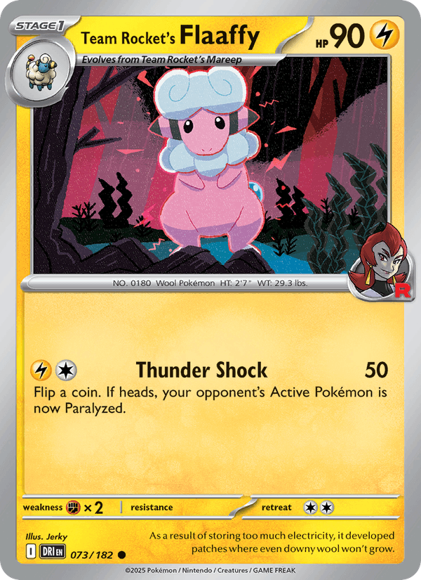 Team Rocket's Flaaffy (SV10: Destined Rivals)