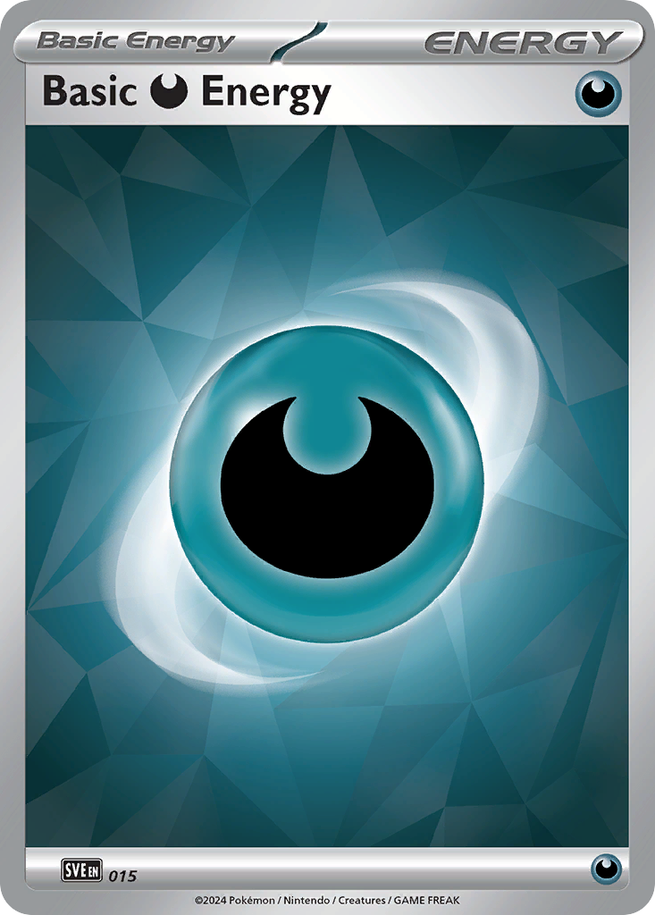 Basic Darkness Energy - 015 (SVE: Scarlet & Violet Energies)