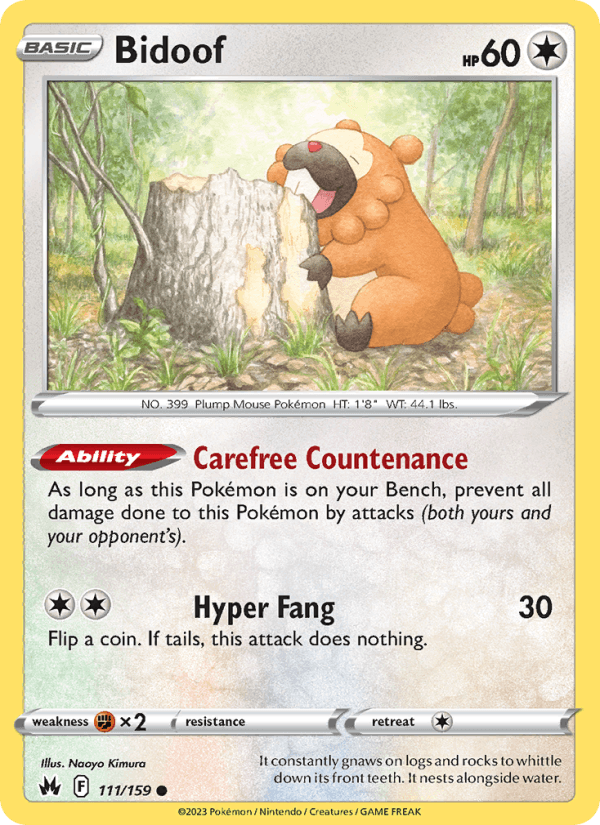 Bidoof (SWSH: Crown Zenith)