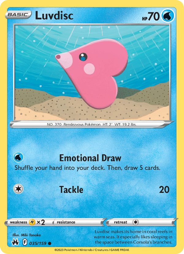 Luvdisc (SWSH: Crown Zenith)