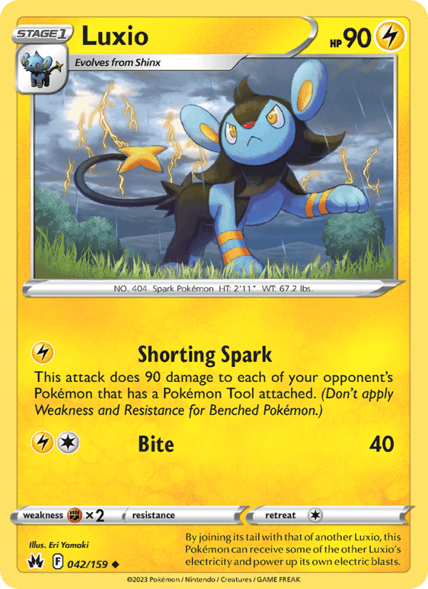 Luxio (42) (SWSH: Crown Zenith)