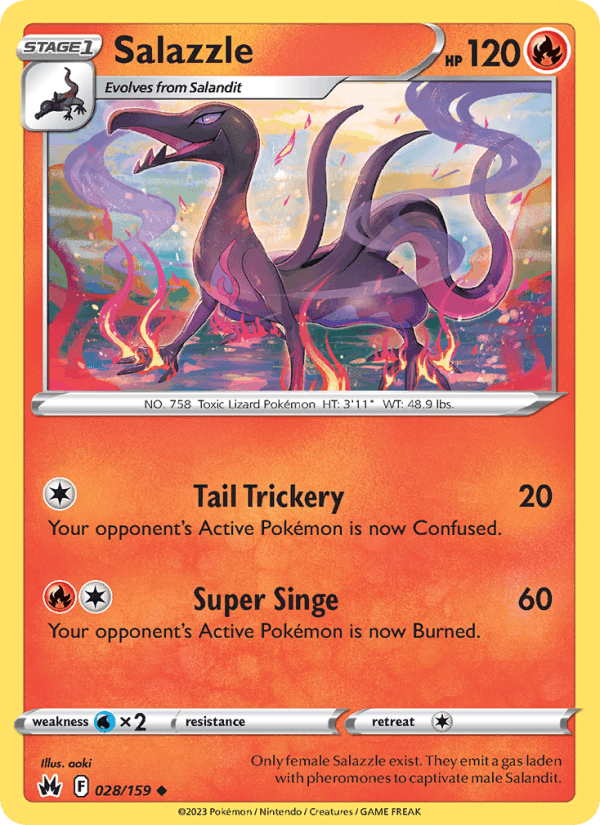 Salazzle (SWSH: Crown Zenith)