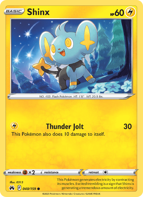 Shinx (40) (SWSH: Crown Zenith)