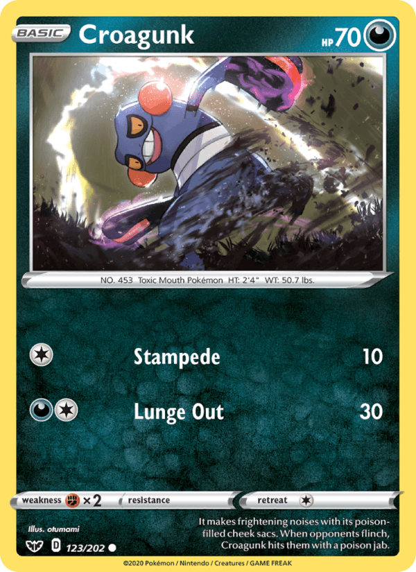 Croagunk (SWSH01: Sword & Shield Base Set)