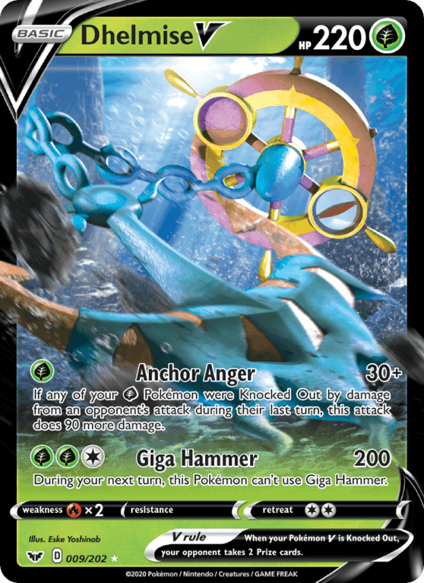 Dhelmise V (SWSH01: Sword & Shield Base Set)
