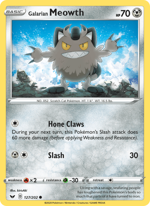 Galarian Meowth (SWSH01: Sword & Shield Base Set)