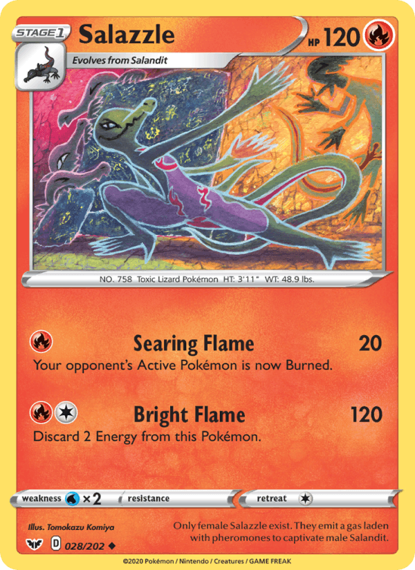 Salazzle (SWSH01: Sword & Shield Base Set)