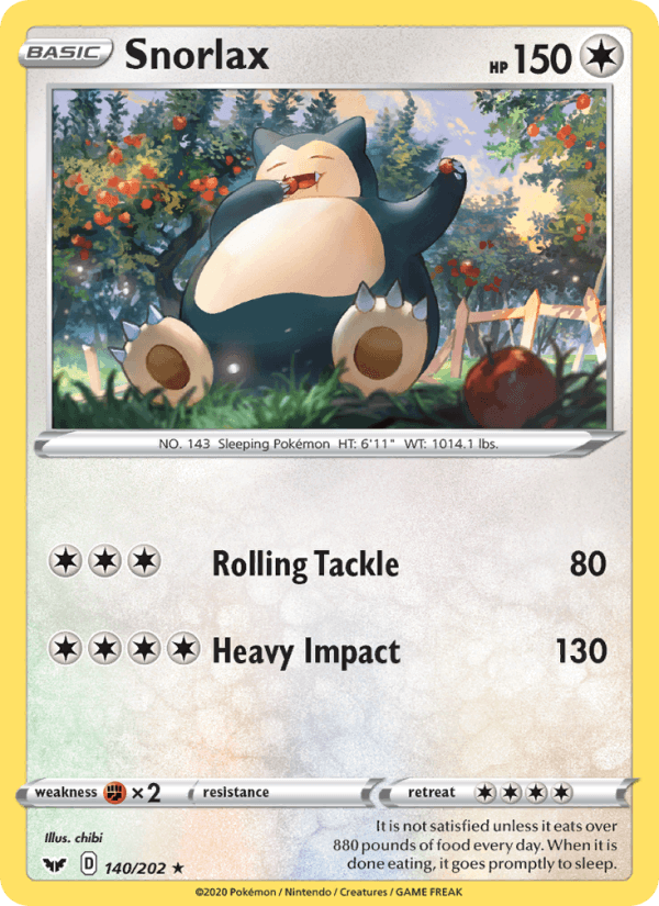 Snorlax (SWSH01: Sword & Shield Base Set)