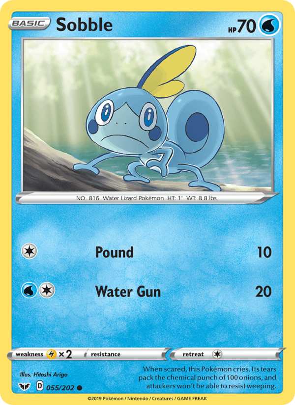 Sobble (055) (SWSH01: Sword & Shield Base Set)