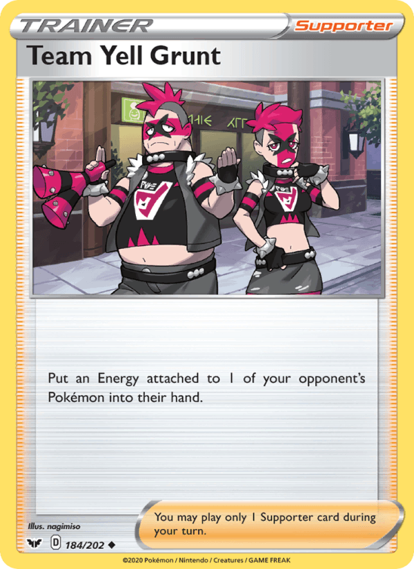 Team Yell Grunt (SWSH01: Sword & Shield Base Set)