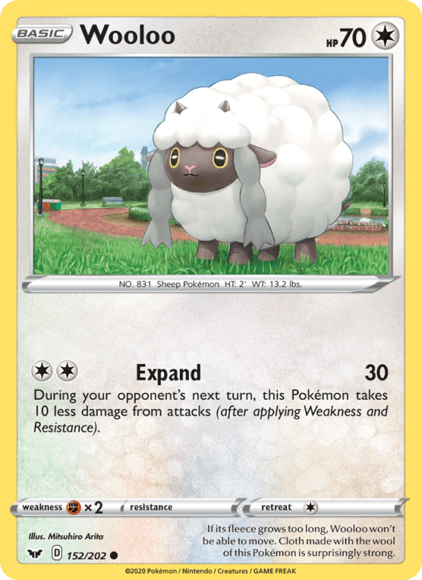 Wooloo (152) (SWSH01: Sword & Shield Base Set)