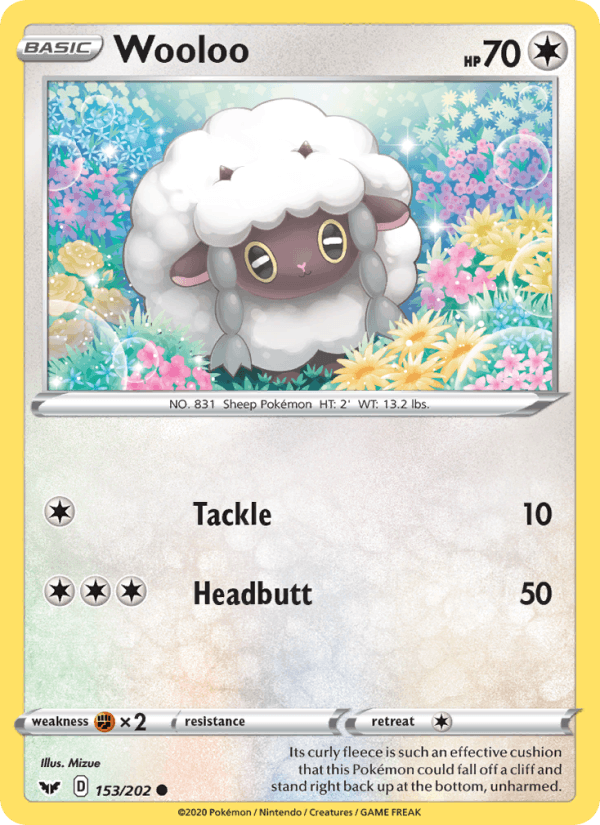 Wooloo (153) (SWSH01: Sword & Shield Base Set)
