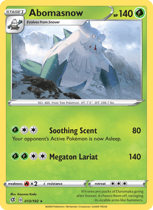 Abomasnow (SWSH02: Rebel Clash)