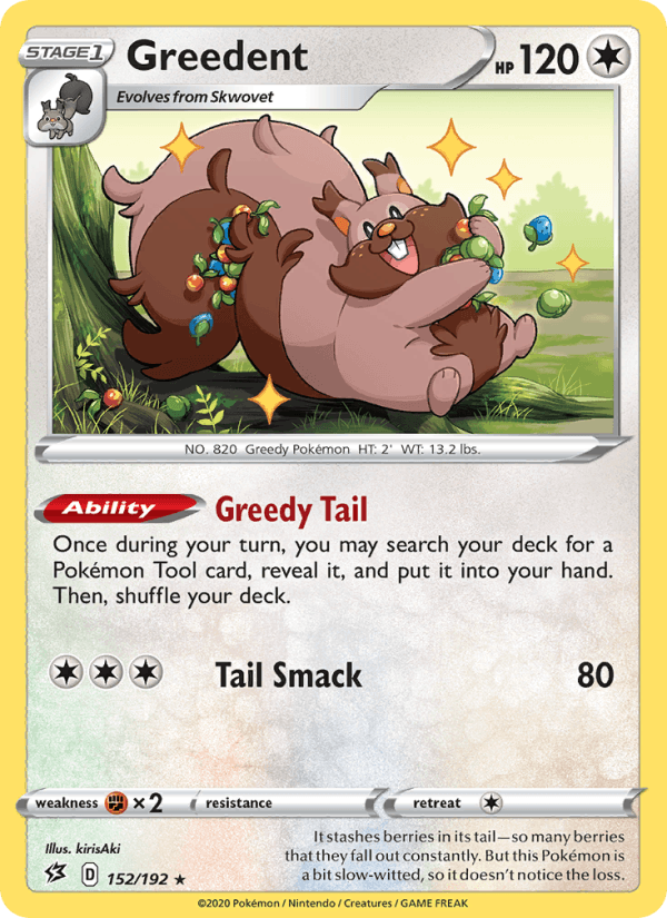 Greedent (SWSH02: Rebel Clash)