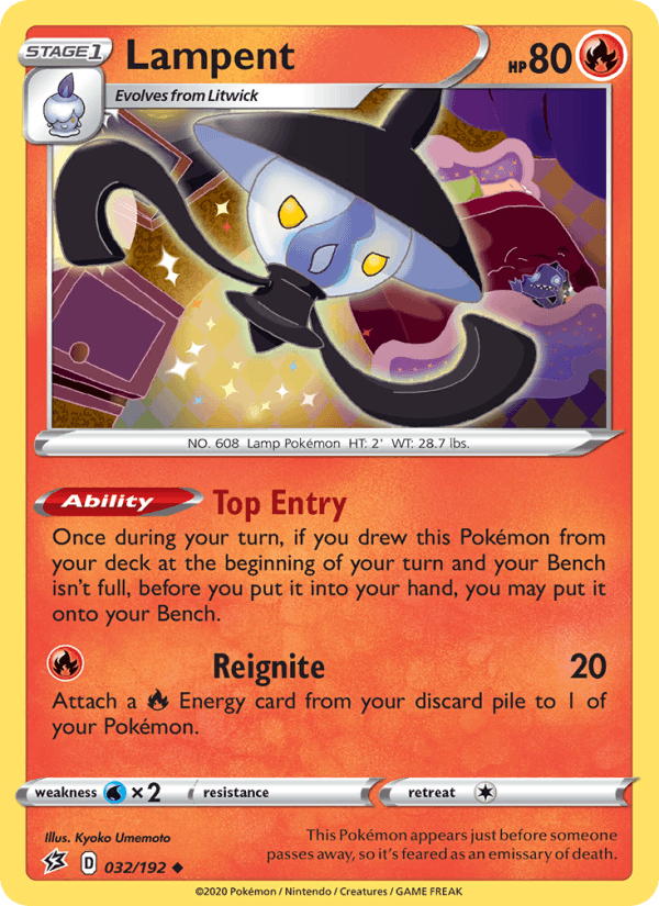 Lampent (SWSH02: Rebel Clash)