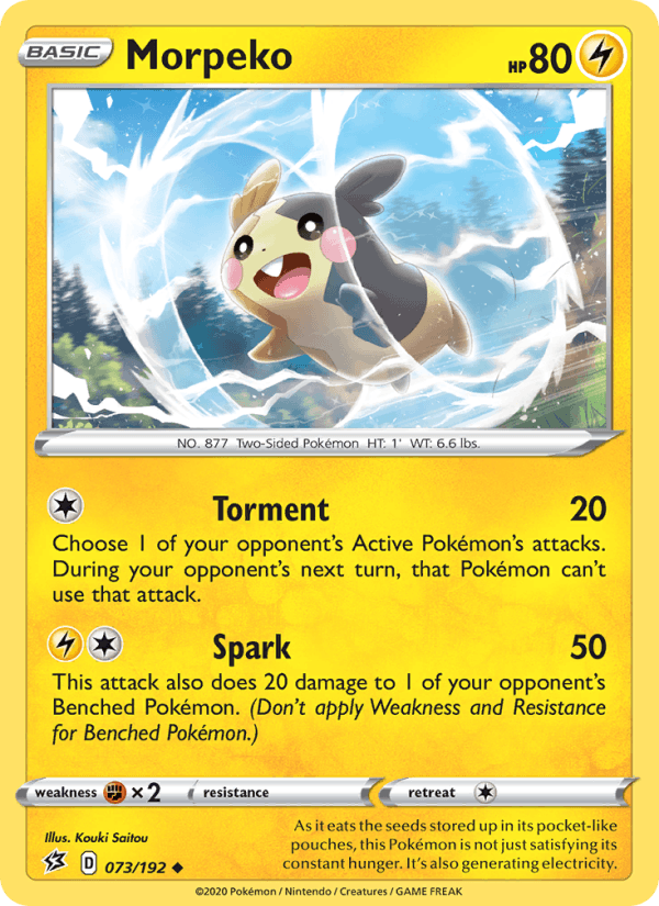 Morpeko (SWSH02: Rebel Clash)