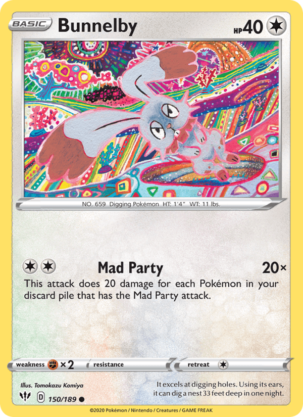 Bunnelby (SWSH03: Darkness Ablaze)