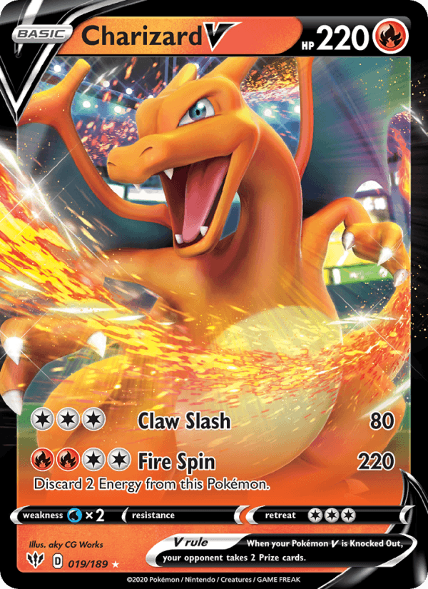 Charizard V (SWSH03: Darkness Ablaze)