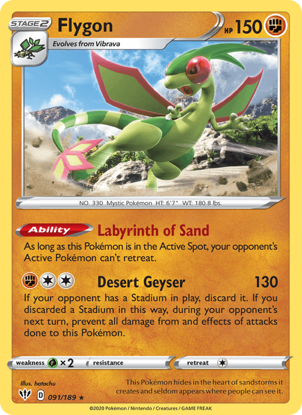 Flygon (SWSH03: Darkness Ablaze)