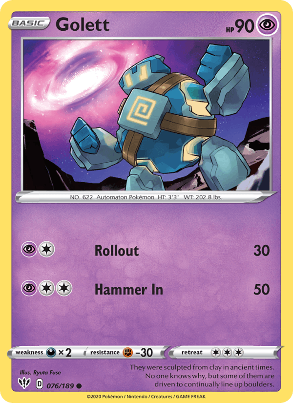 Golett (SWSH03: Darkness Ablaze)