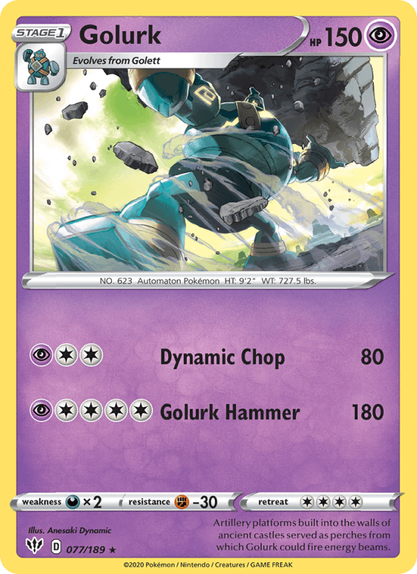 Golurk (SWSH03: Darkness Ablaze)