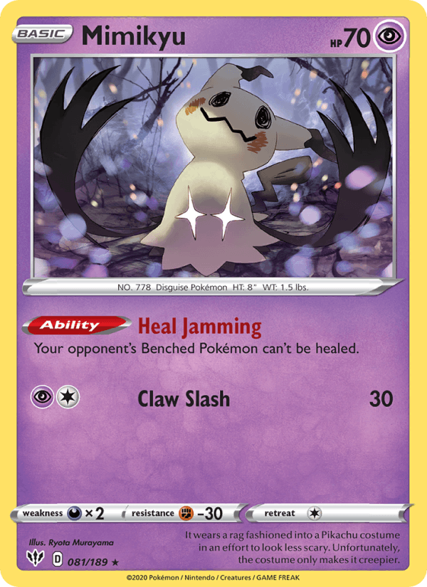Mimikyu (SWSH03: Darkness Ablaze)