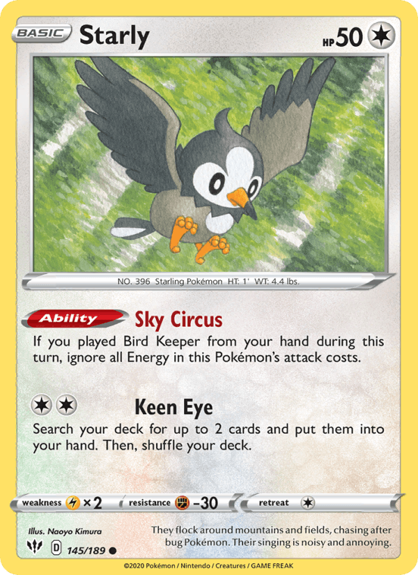Starly (SWSH03: Darkness Ablaze)