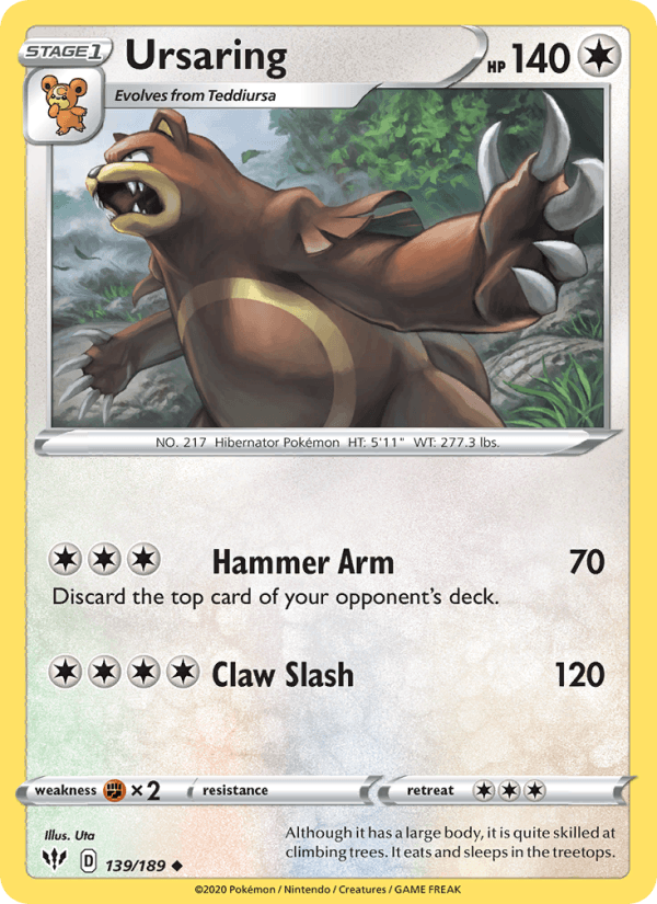 Ursaring (SWSH03: Darkness Ablaze)