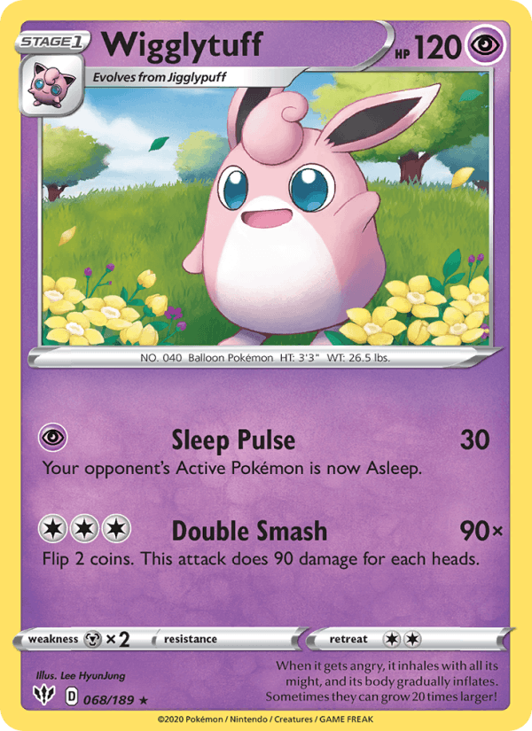 Wigglytuff (SWSH03: Darkness Ablaze)
