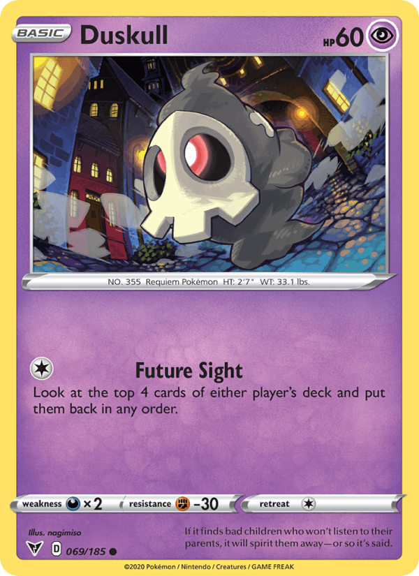 Duskull (SWSH04: Vivid Voltage)