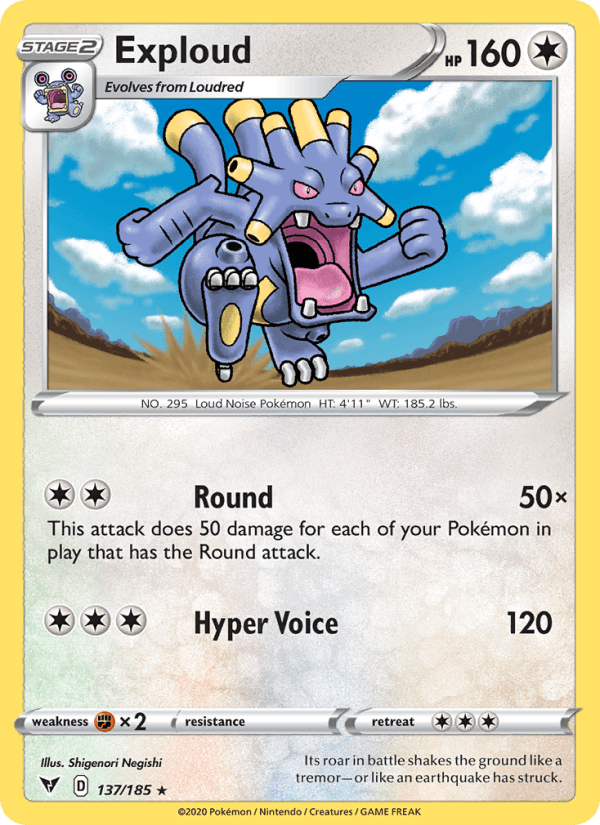 Exploud (SWSH04: Vivid Voltage)