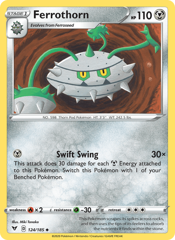 Ferrothorn (SWSH04: Vivid Voltage)