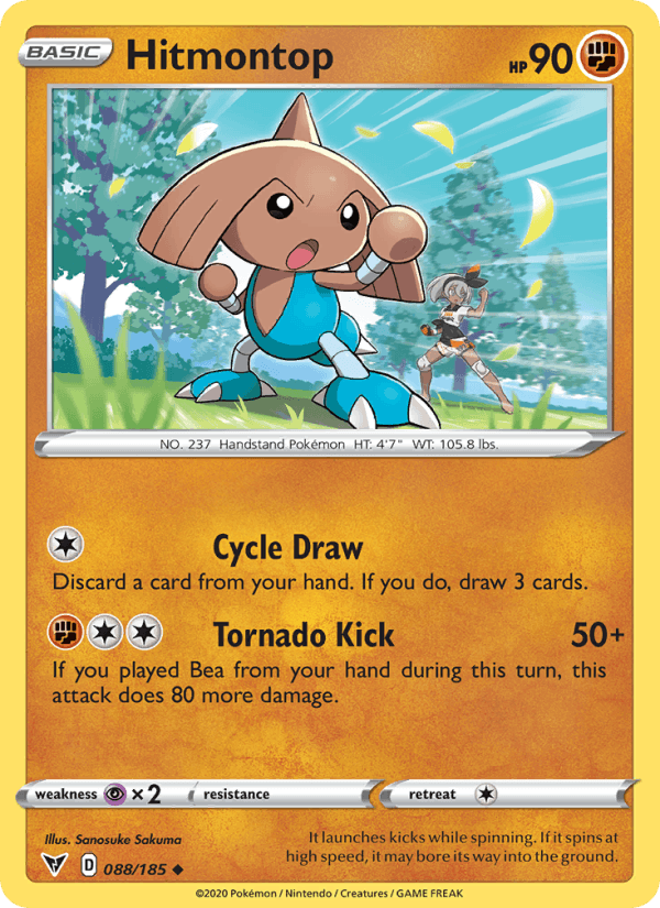Hitmontop (SWSH04: Vivid Voltage)