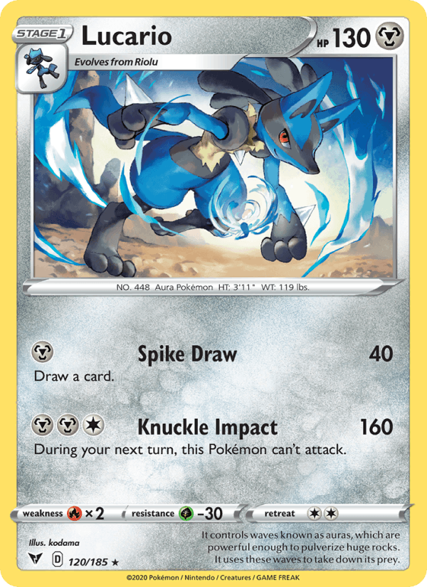 Lucario (SWSH04: Vivid Voltage)