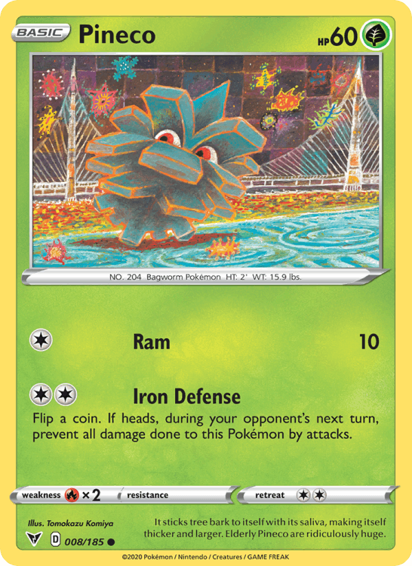 Pineco (SWSH04: Vivid Voltage)