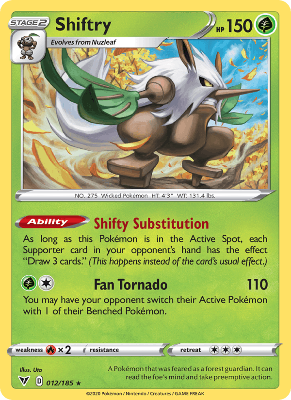 Shiftry (SWSH04: Vivid Voltage)