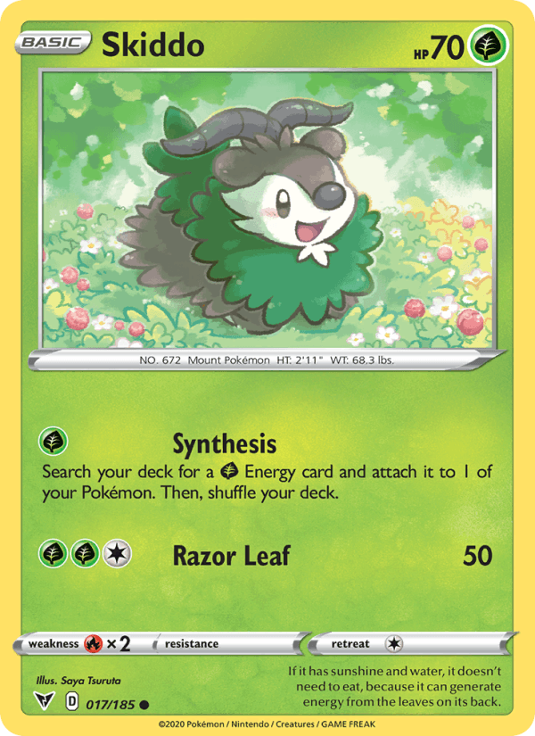 Skiddo (SWSH04: Vivid Voltage)